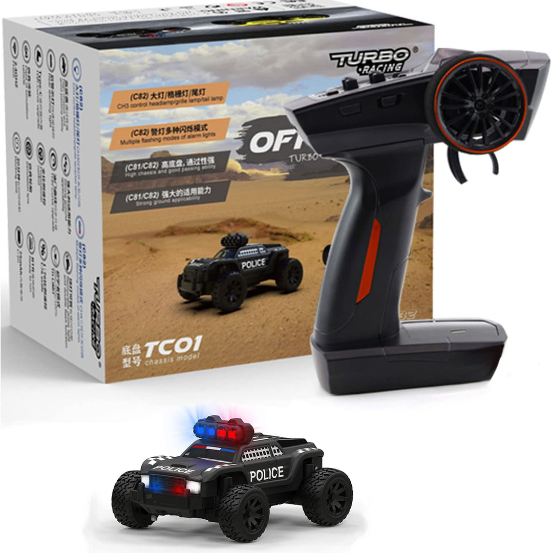 FLYCOLOR Turbo Racing 1:76 C82 RC Truck Auto Full Proportional RC Mini Sportwagen Fernbedienung für