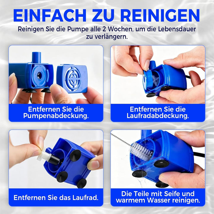 Katzenbrunnen Pumpe, Ultraleise Ersatzpumpe Katzenbrunnen, 5V 1.5W Geringer Stromverbrauch Katzen Br