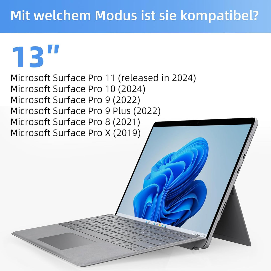 Mamol Magnetischer Blickschutzfilter für 13 Zoll Microsoft Surface Pro 9/8/X, Entfernbare Blickschut