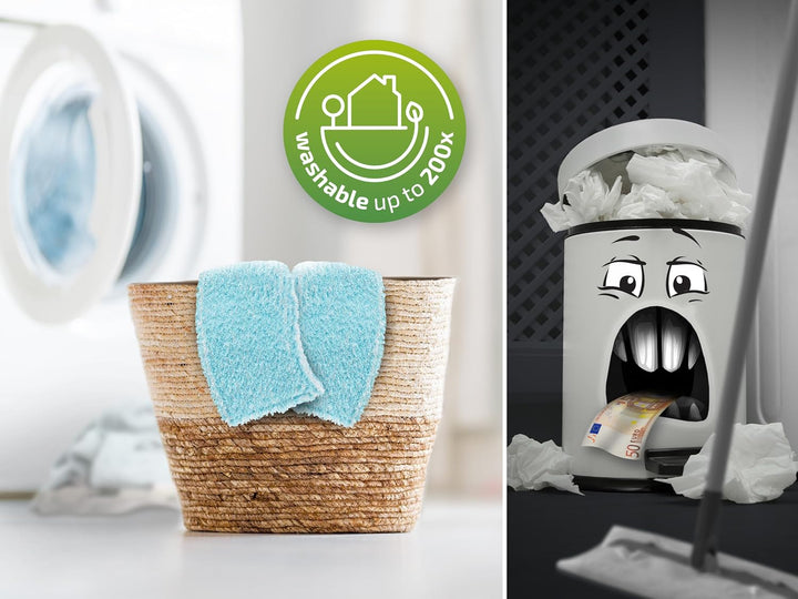 Leifheit Bodenwischer Set CLEAN Twist M Ergo Micro Duo und Kraftreiniger Set Clean Twist Ergo 2.0 mi