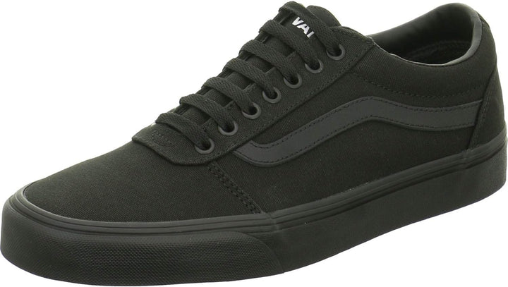 Vans Herren Ward Sneaker 38.5 EU Canvas Black Black, 38.5 EU Canvas Black Black