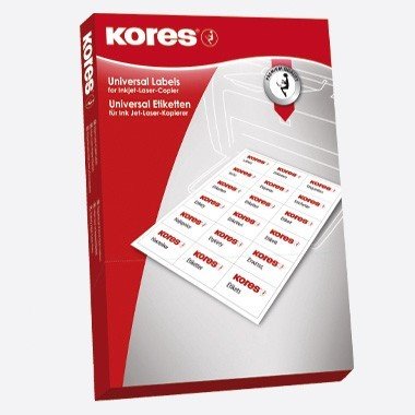RADEX E105148 Universal-Etiketten, 105,0 x 148,0mm, weiss, GP VE=