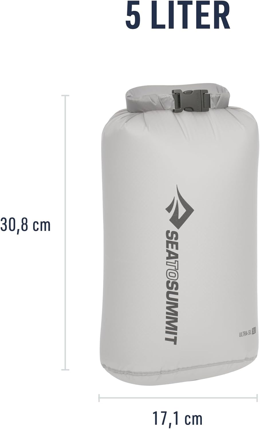 Sea to Summit - Ultra-SIL Dry Bag S 5L - wasserdichte Aufbewahrung - Rollverschluss & Patentierte Fi