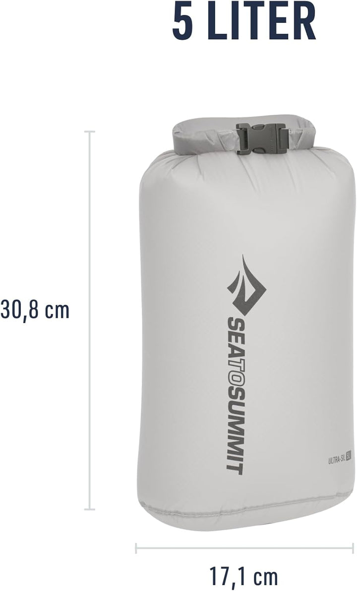 Sea to Summit - Ultra-SIL Dry Bag S 5L - wasserdichte Aufbewahrung - Rollverschluss & Patentierte Fi