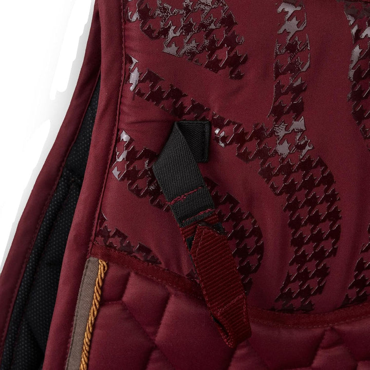 HORZE Kenya Anti-Rutsch-Allzweck-Schabracke Rhabarber Dunkelrot Horse, Rhabarber Dunkelrot Horse