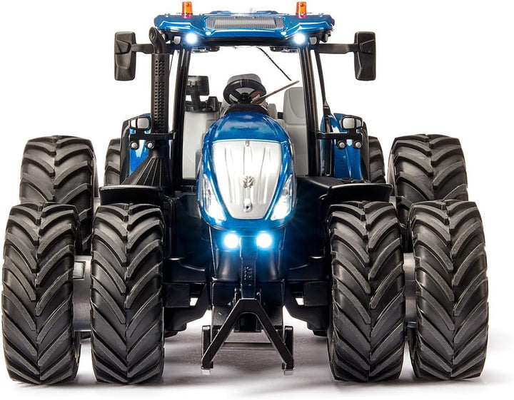 siku 6738, New Holland T7.315 Traktor, 1:32, Blau, Metall/Kunststoff, Ferngesteuert, Steuerung mit A