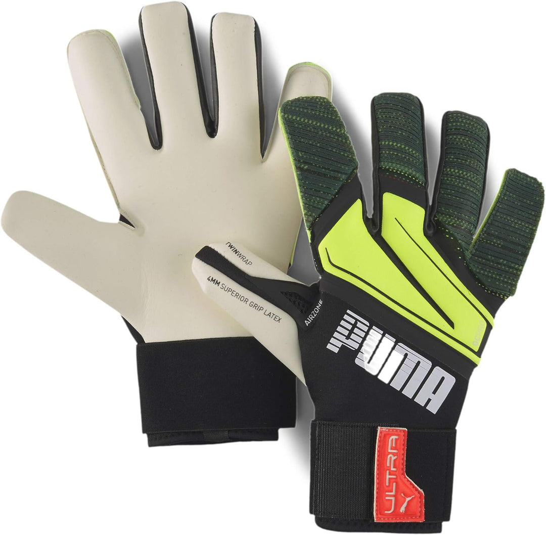 PUMA Jungen Ultra Grip 1 Hybrid Pro Torwarthandschuhe 42 Schwarz, 42 Schwarz