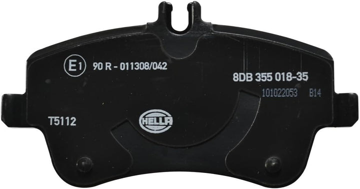 HELLA PAGID 8DB 355 018-351 Bremsbelagsatz - T5112 - Dicke/Stärke: 19.8mm - Bremssystem: Lucas - für