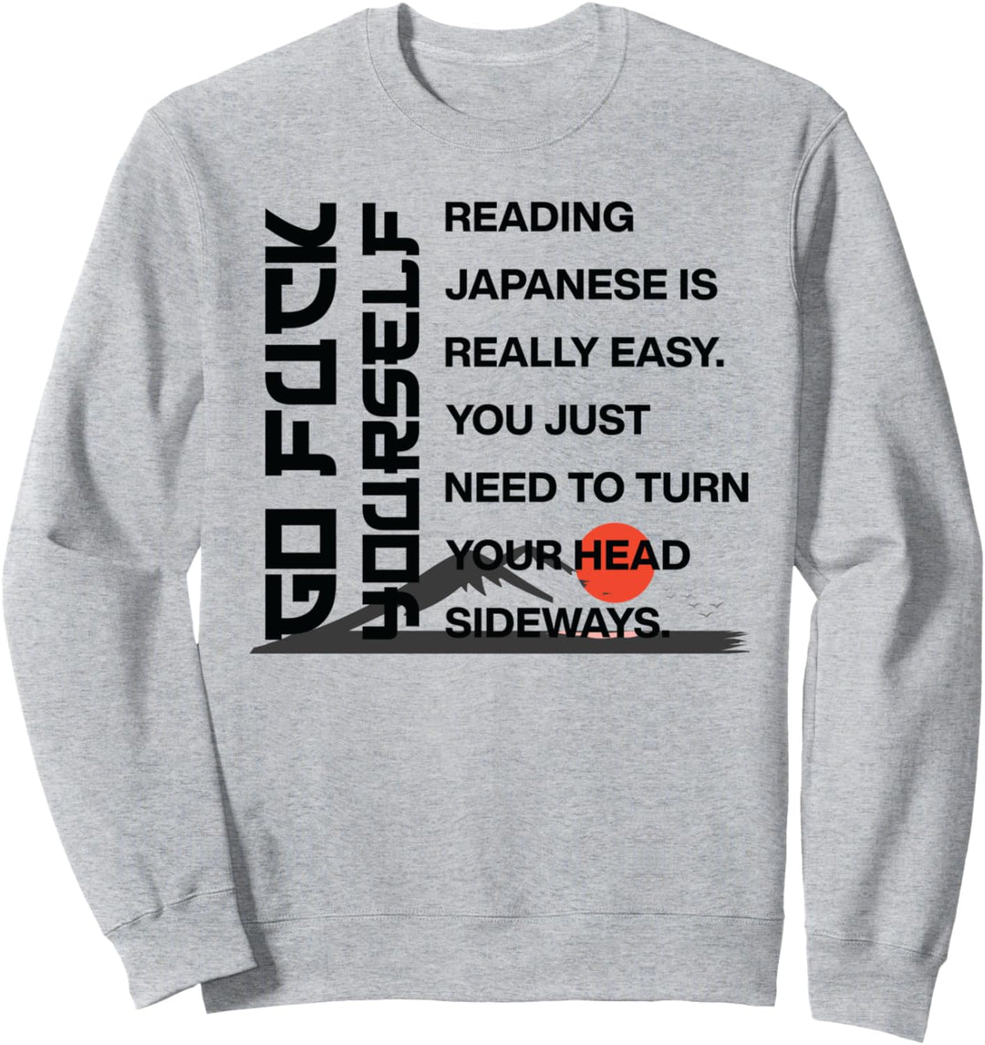 Japanisch lesen ist einfach Sweatshirt