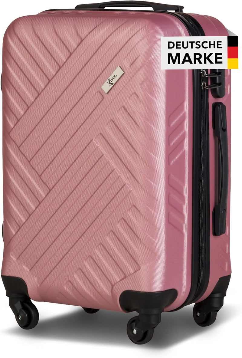 Xonic Design Boardcase Reisekoffer - Hartschalen-Koffer mit 360° Leichtlauf-Rollen - hochwertiger Ka