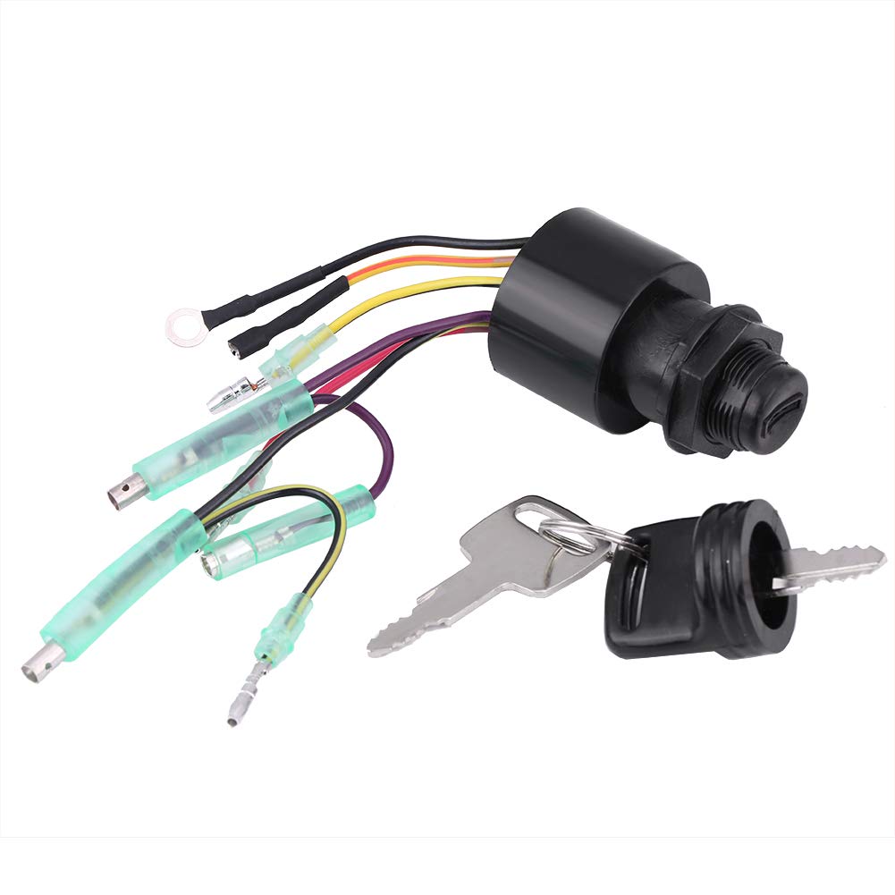 Zündschloss, Boat Zündschlüsselschalter Baugruppe für Outboard Remote Control Box 87-17009A5