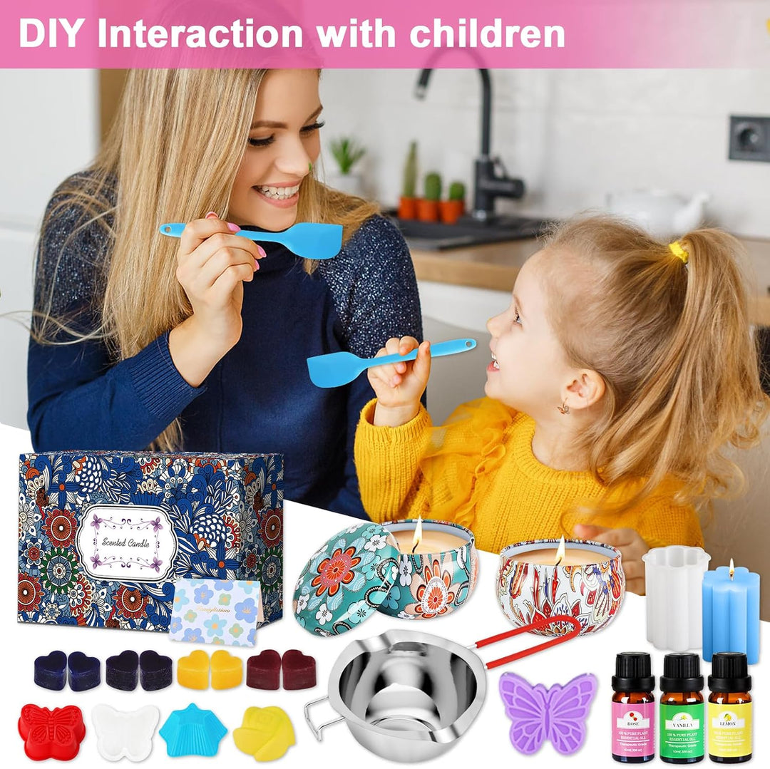 UCAMP Kerzen Selber Machen Set,DIY Kerzenherstellung Set,DIY Kreative Kerzenherstellung Kit,Candle M