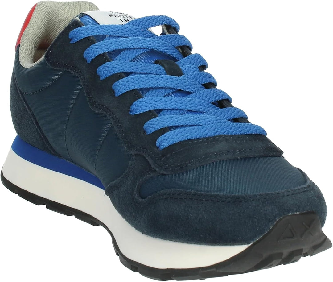 SUN68 Herren Tom SOLID Nylon Sneaker 41 EU Navy Blue, 41 EU Navy Blue