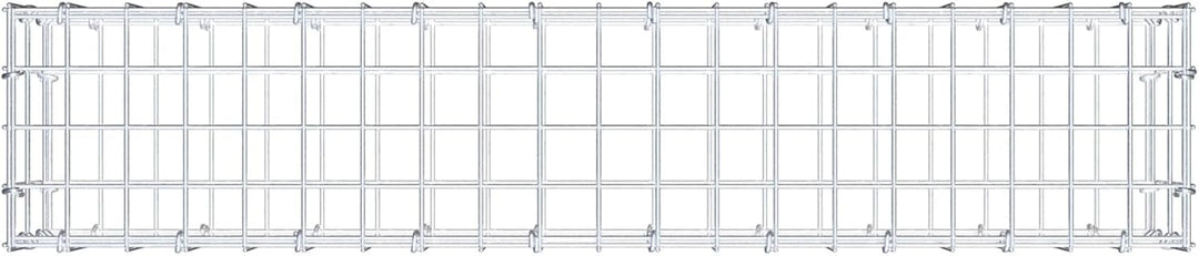 GABIONA - Gabione LxHxT: 100 x 20 x 20 cm - Gabionenmauer für Steine ab 45mm Körnung - Maschenweite