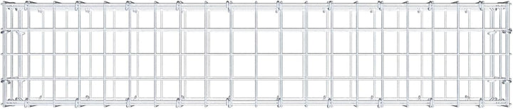 GABIONA - Gabione LxHxT: 100 x 20 x 20 cm - Gabionenmauer für Steine ab 45mm Körnung - Maschenweite