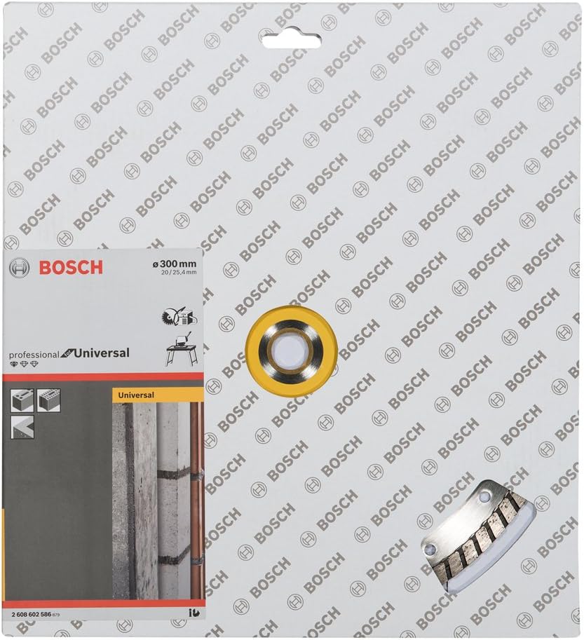 Bosch Professional Diamanttrennscheibe Standard for Universal Turbo (Stein, 300 x 20/25,40 x 3 x 10