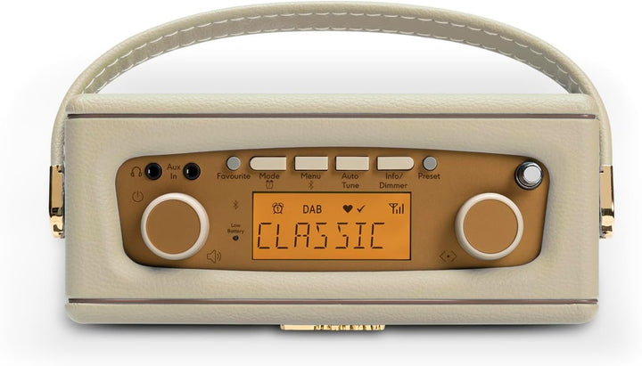 Roberts Revival UNO BT DAB+/FM/Bluetooth Radio Cream, Cream