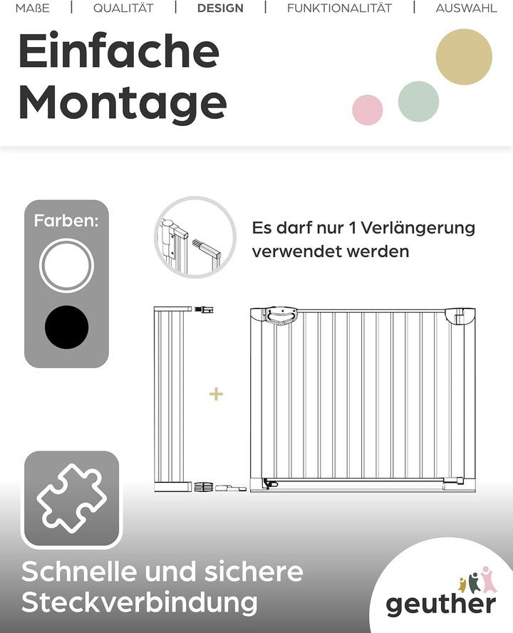 Türschutzgitter Easylock 30 cm Verlängerung Weiss Weiss 30 cm Verlängerung, Weiss 30 cm Verlängerung