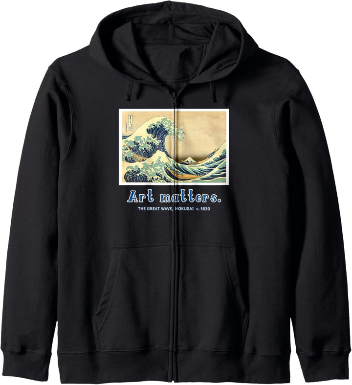 The Great Wave by Hokusai 1830 ART MATTERS Kapuzenjacke