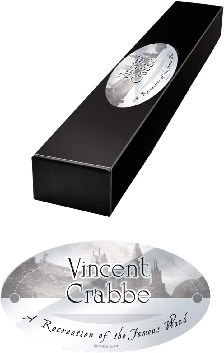 The Noble Collection - Vincent Crabbe Character Wand - 15in (38cm) Wizarding World Wand with Name Ta