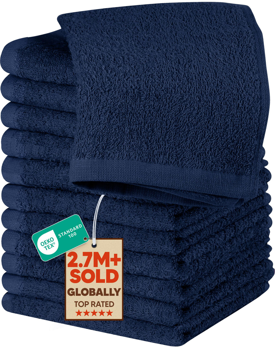 Utopia Towels Baumwoll-Seiftücher-Set, 100 % ringgesponnene Baumwolle, hochwertige Flanell-Seiftüche