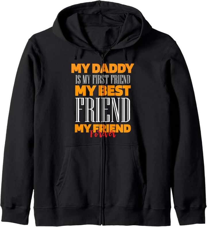 DADDY MEIN BESTER FREUND Hemd Frau Tochter Sohn Vatertag Kapuzenjacke