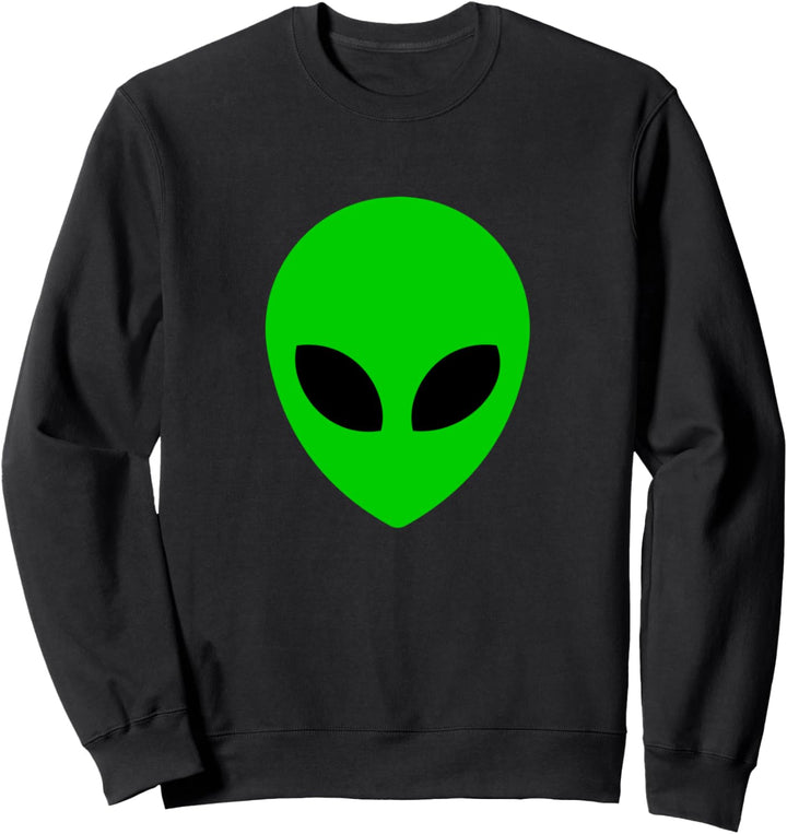 Klassische Alien Kopf UFO Sweatshirt