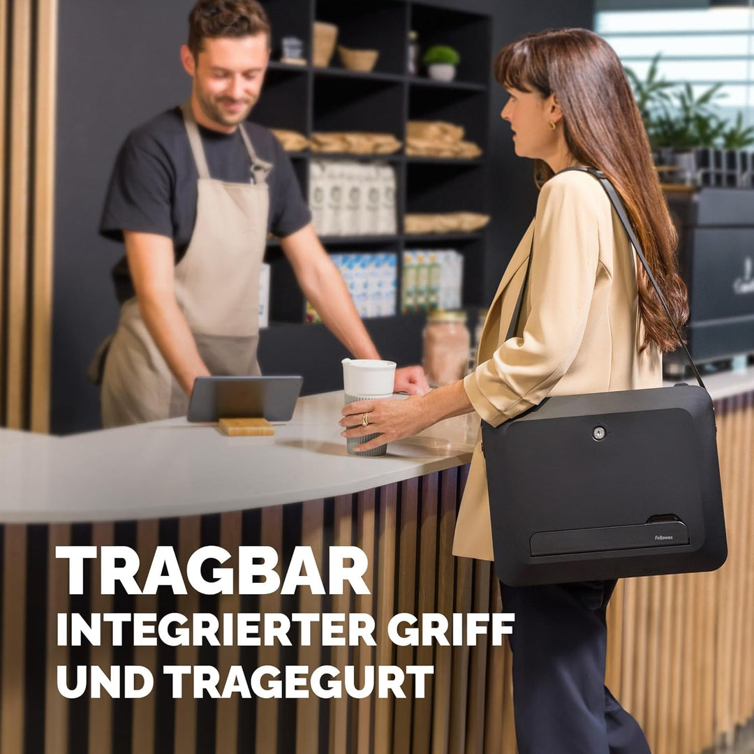 Fellowes Tragbarer Laptop-Ständer Tragetasche - Breyta™ 2-in-1 Design mit 5 Höhenverstellungen - Ide
