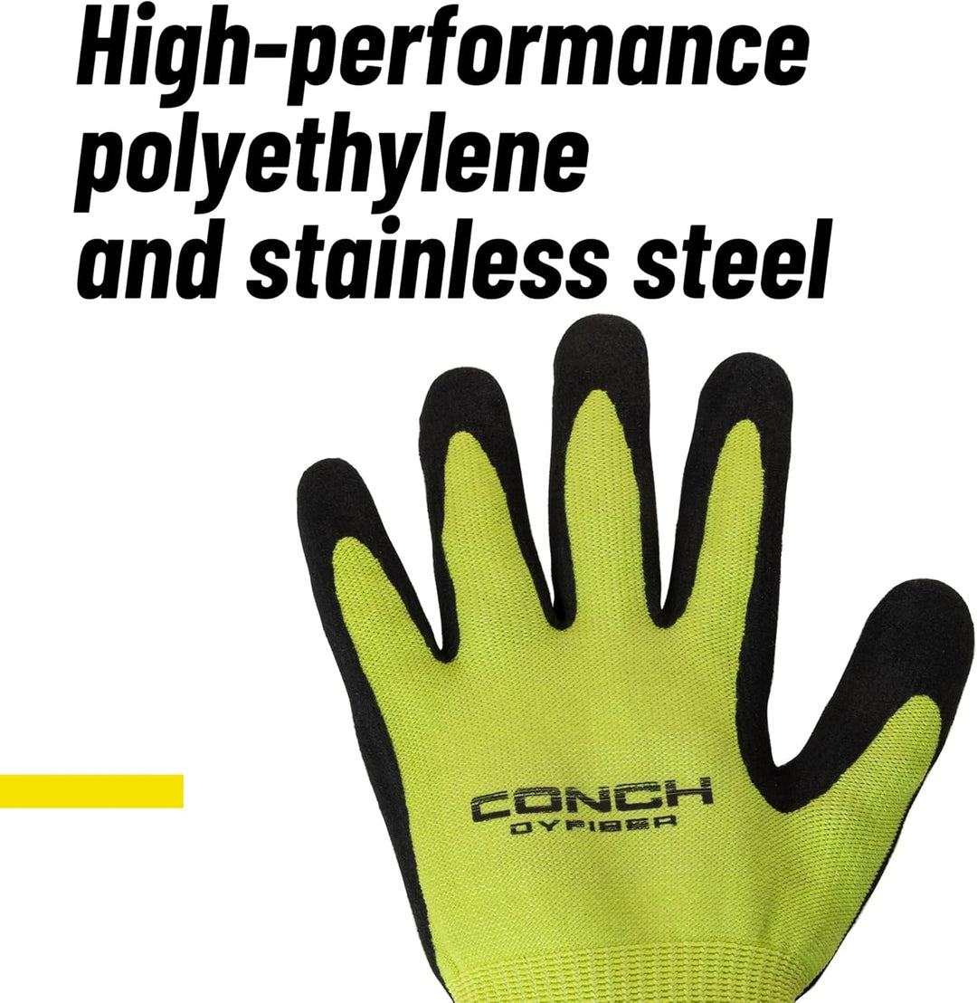 Cressi Conch Dyfiber Schnittfestigkeit Handschuhe M lime, M lime