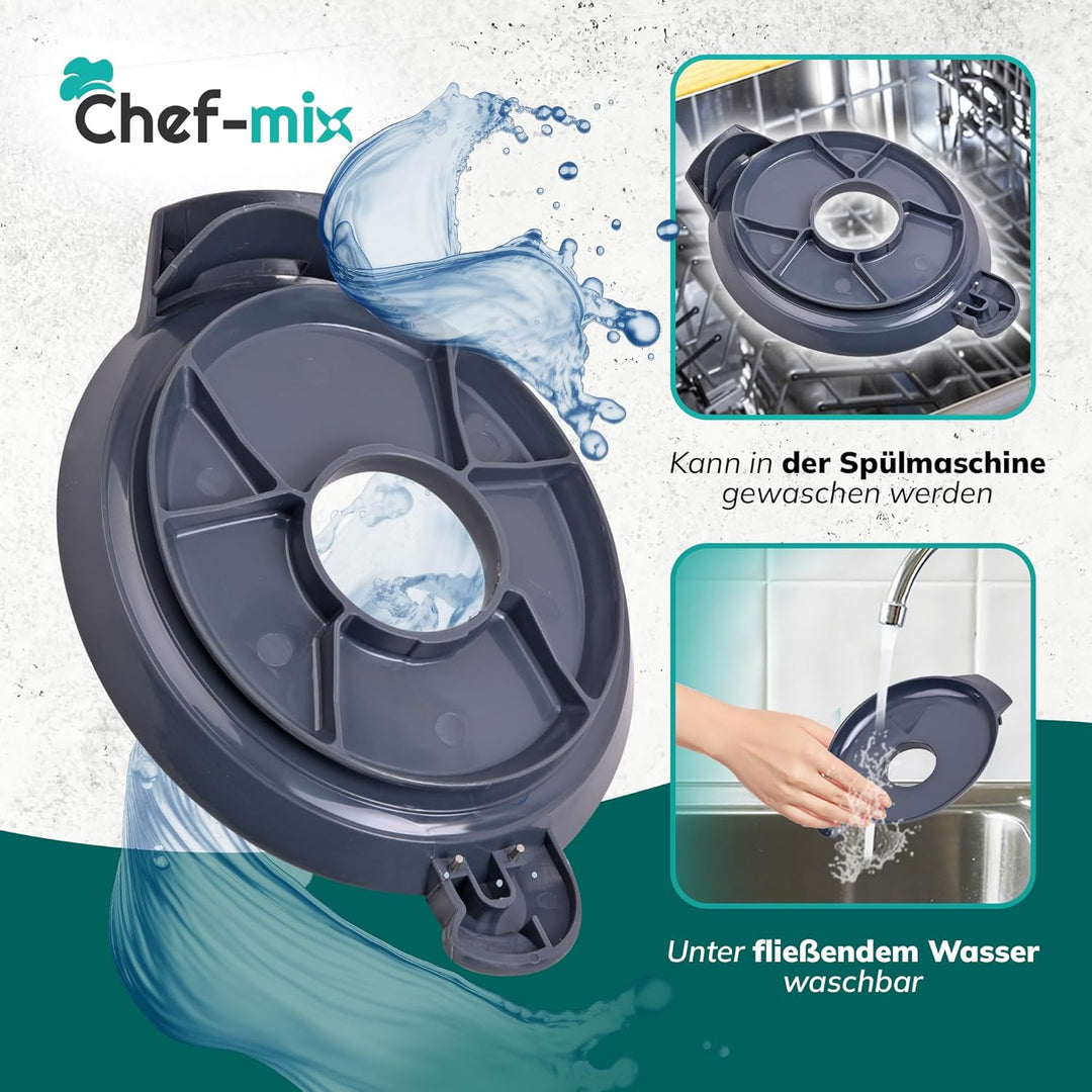 Deckel TM 21 Ersatz für Vоrwerk Thermоmix Mixtopfdeckel - Mixtopf Deckеl für Vоrwеrk Küchenmaschine