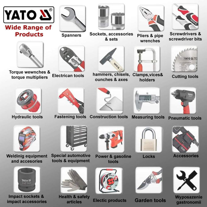 Yato UNIVERSAL CALIPER WIND BACK ADAPTOR SET, YT-06822