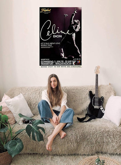 Celine Dion - All The Way, Frankfurt 1999 » Konzertplakat/Premium Poster | Live Konzert Veranstaltun