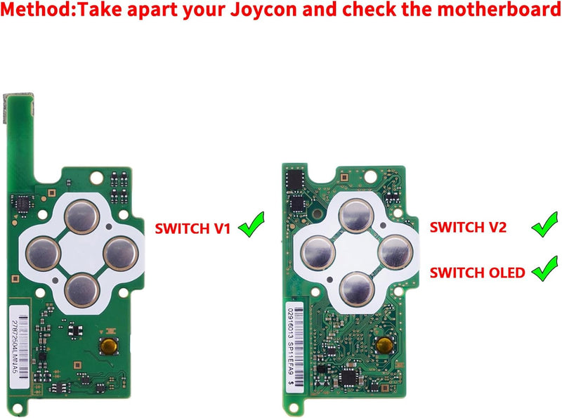 eXtremeRate LED Tasten Set für NS Switch Joycon,Leuchttaste ABXY Knöpfe Tasten Trigger Licht Buttons