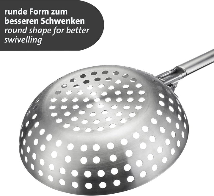 Westmark Grillwok – Ideal für die Zubereitung grösserer Mengen leckeren Grillgemüses, langlebig, spü