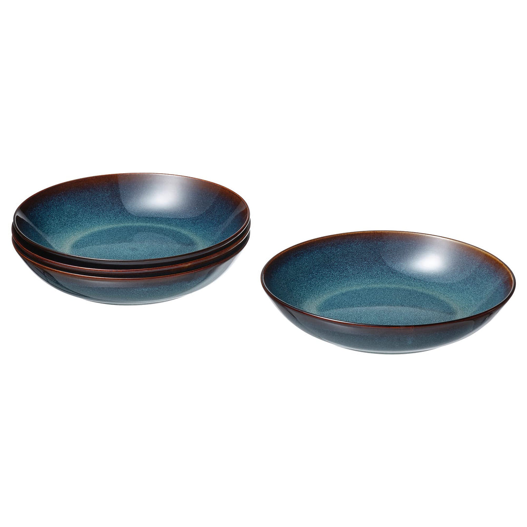 Ikea DISHWARE_PLATE, rund, tief, 21 cm, blau, nur Handwäsche, Schweden