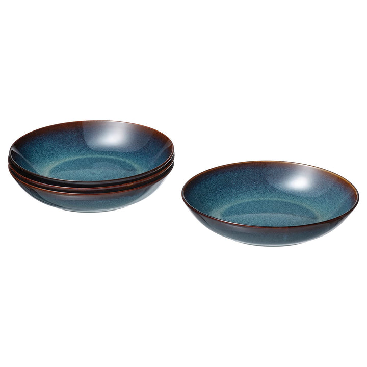Ikea DISHWARE_PLATE, rund, tief, 21 cm, blau, nur Handwäsche, Schweden