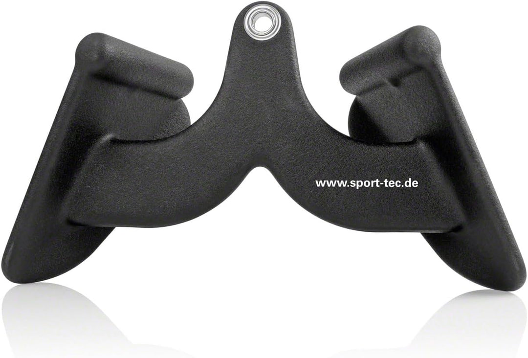 Sport-Tec ergonomischer Rudergriff, Seilzug Krafttraining Muskelaufbau Bizeps Curls, 31,5x16 cm