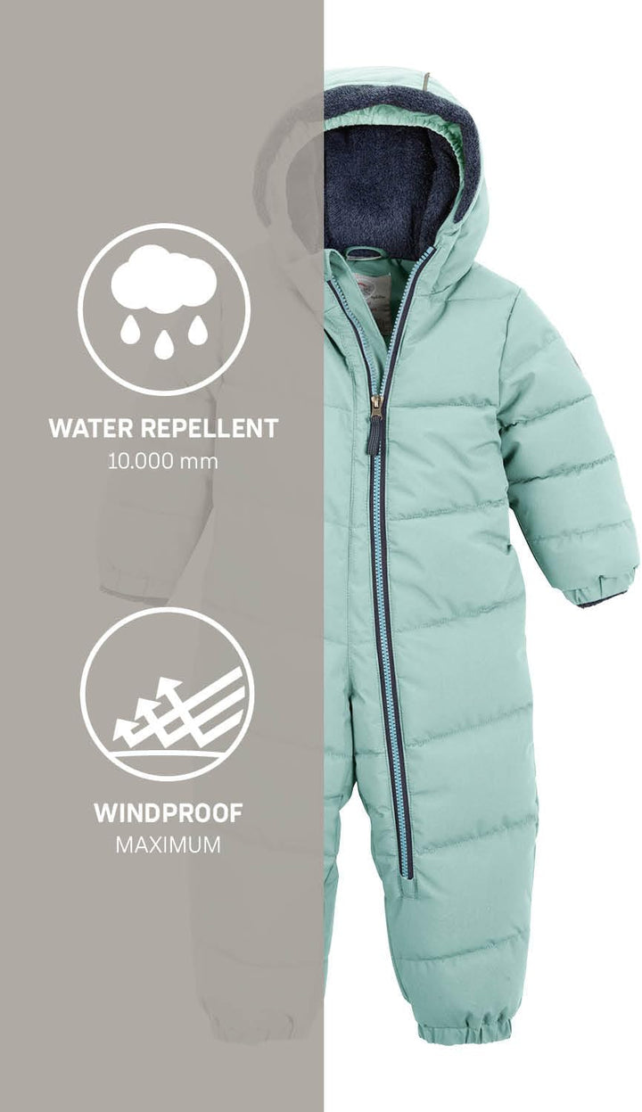 first instinct by killtec Unisex Fiow 32 Mns Onpc Overall/Schneeanzug in Daunenoptik mit Kapuze 86-9