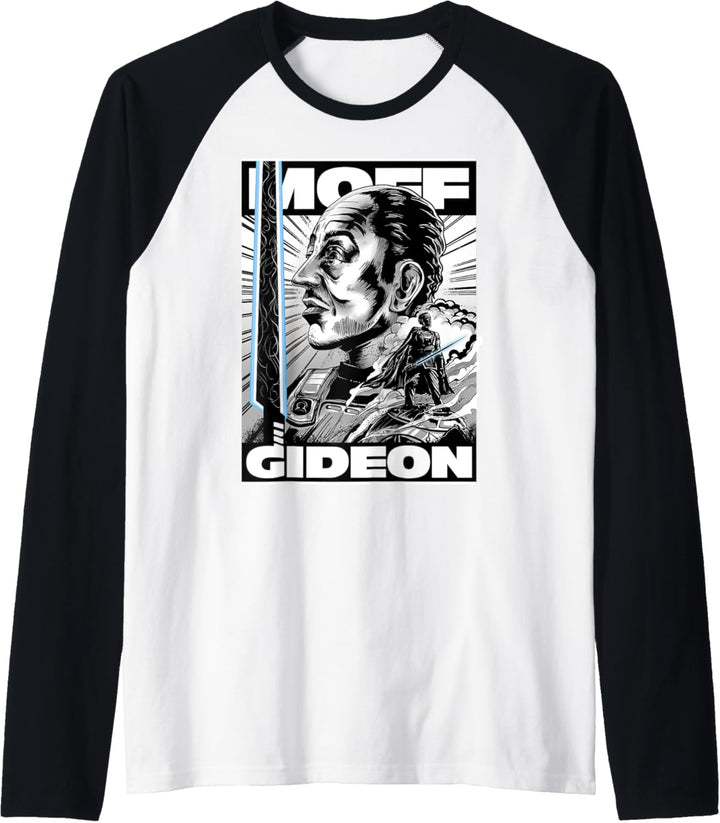 Star Wars Mandalorian Moff Gideon Illustration Raglan