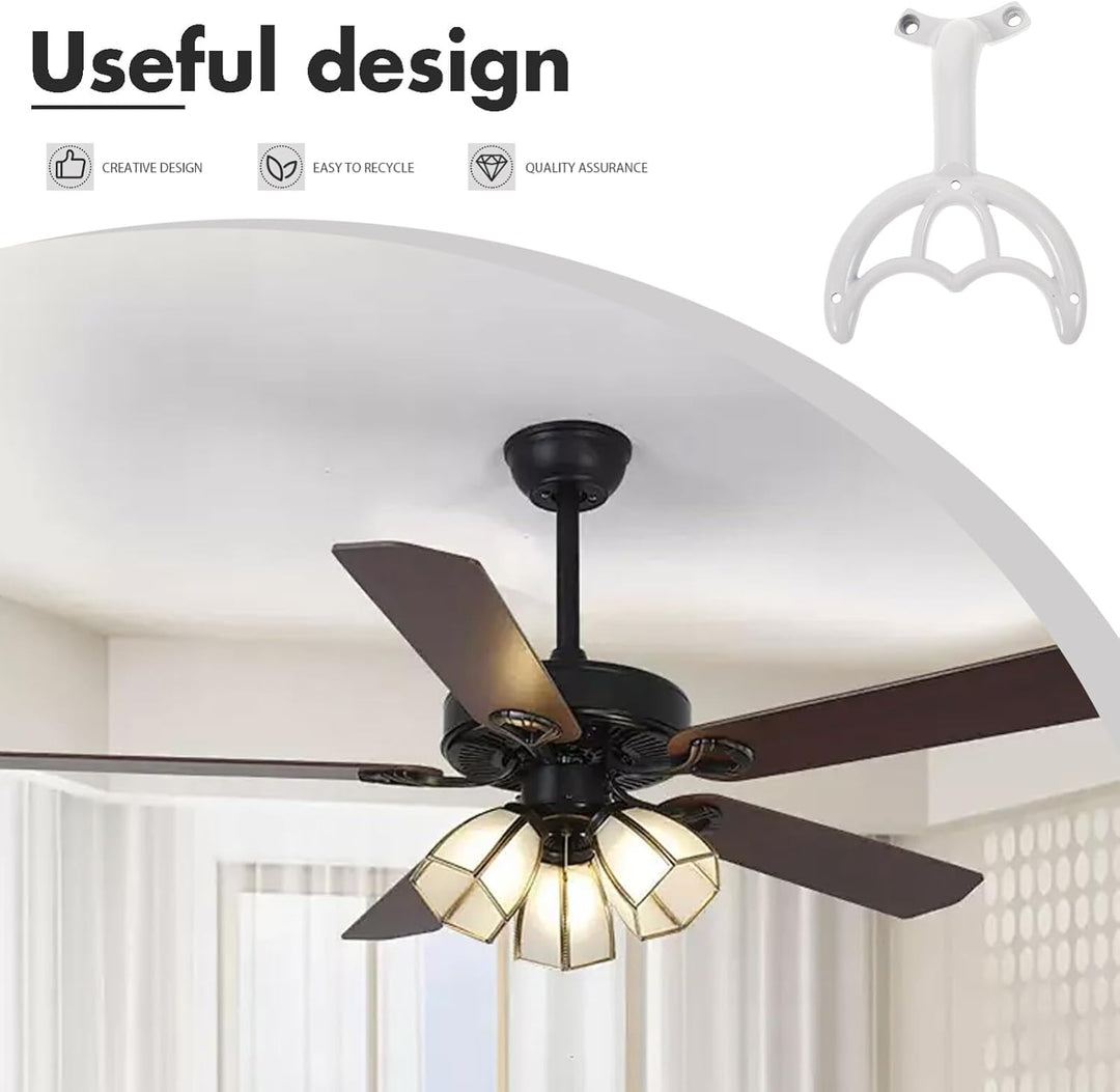 UKCOCO 5 Stück Flügel-Stützstange -Reparatur -Halter Deckenventilator-Montagehalterung Hunter Decken