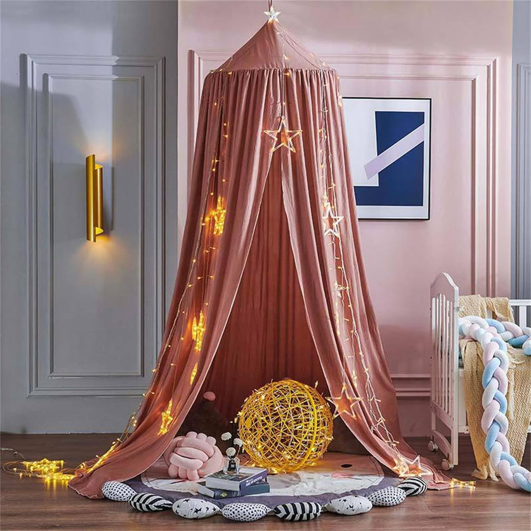 RAILONCH Betthimmel Babybett, Kinder Moskitonetz Spitze Baldachin, Mädchen Prinzessin Himmelbett Bet