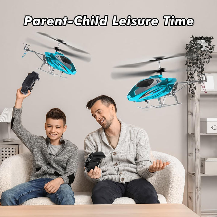VATOS RC-Hubschrauber für Jungen, 2.4G Ferngesteuerter Hubschrauber mit LED-Licht für Kinder ab 12 J