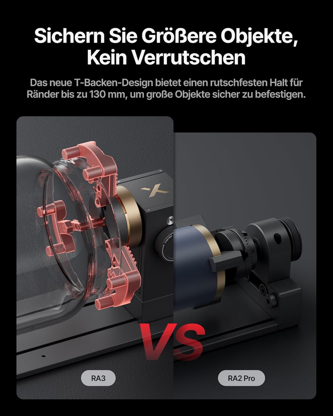 xTool RA3 Weltweit erste smarte MagSwap-Drehvorrichtung für P3 / F2 / F2 Ultra UV, 360° LiDAR-Kartie