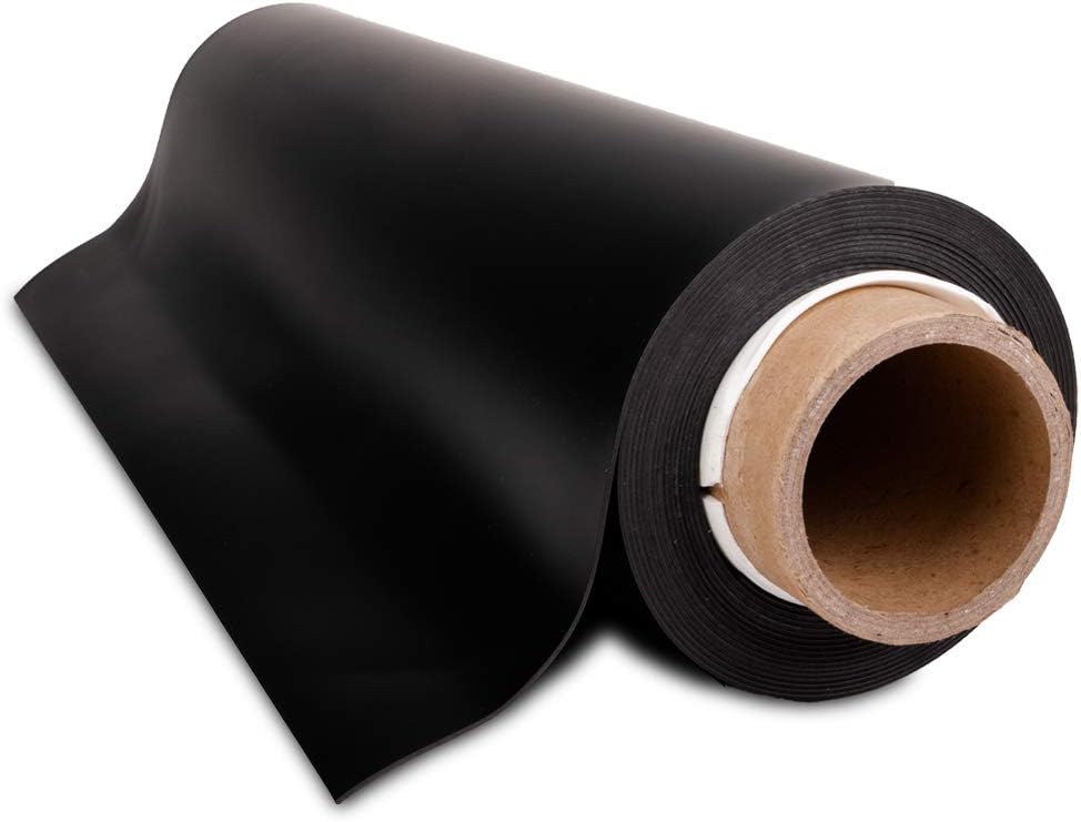 magnets4you Magnetfolie schwarz beschichtet,Breite 615x1,6 mm, Laufmeter
