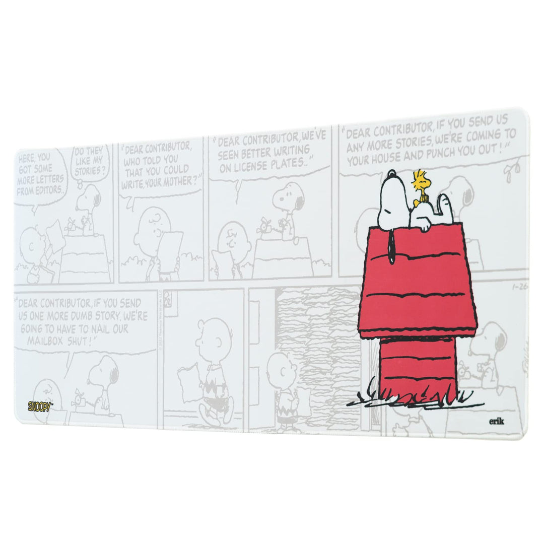 Grupo Erik Gaming Mauspad XXL Peanuts Snoopy Gaming Mousepad XXL rutschfest und Wasserabweisend Maus