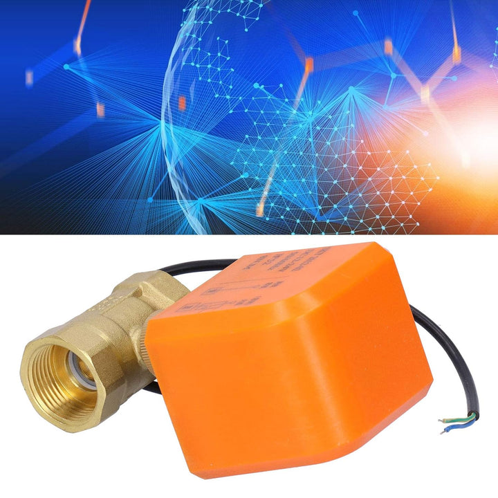 Motorisiertes Kugelhahnventil, elektrisches 2-Wege-Kugelhahnventil, DC 12V 24V DN25 2-Draht-motorisi