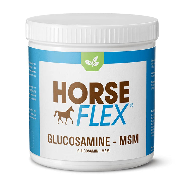 HORSE FLEX Glucosamin-MSM Pulver für Pferde zur Unterstützung der Gelenke und Hufe - 550 Gramm, 550