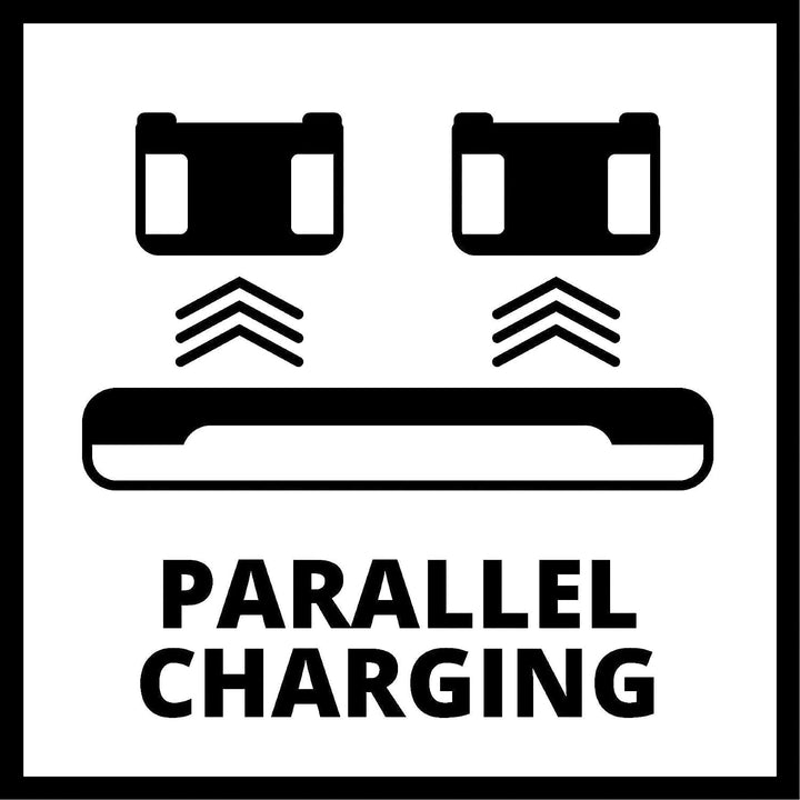 Einhell Ladegerät Power X-Twincharger 3A Power X-Change (Li-Ion, 18V, gleichzeitiges Laden von 2x 18