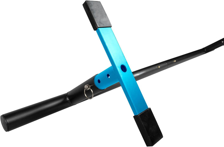 Madd Gear Grindrail 55" für Stunt Scooter, Skateboard (schwarz-blau) | Höhenverstellbare Grindschien