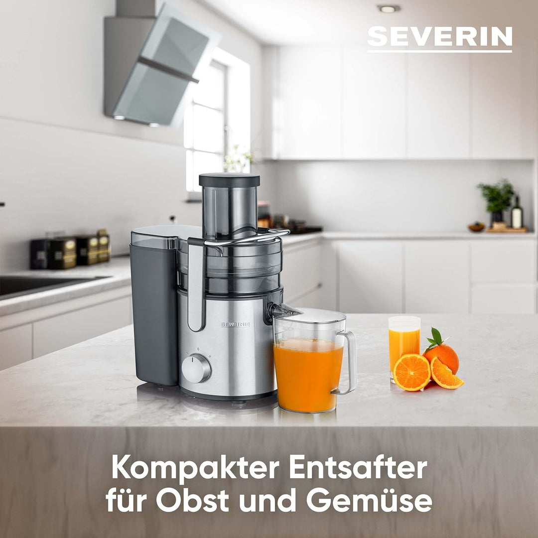 SEVERIN ES 3570 Entsafter (800 W, mit 1,1 L Saftbehälter)